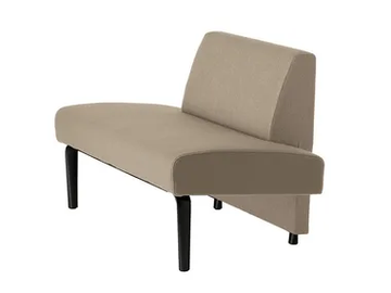 AMBIT 1050 - Fabric bench seating with back by Et al. - view 2